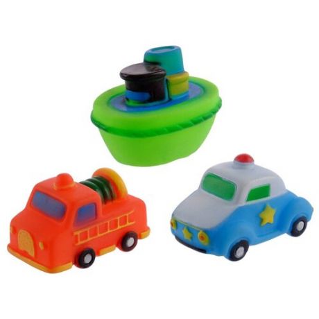 Набор игрушек для купания «Транспорт», 3 шт, виды микс