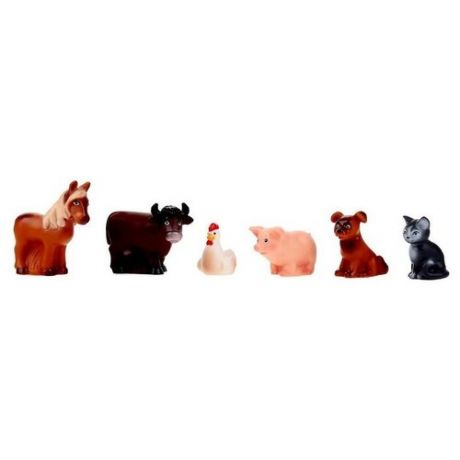 Резиновая игрушка «Набор Домашние животные»