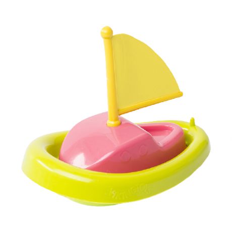 Игрушка для ванной Viking Toys Парусный кораблик (21190) желтый/зеленый/красный