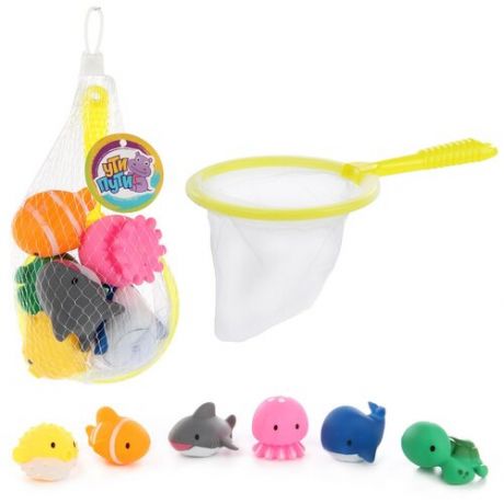 Набор игрушек для ванны Ути Пути 112663 ПВХ Водный мир