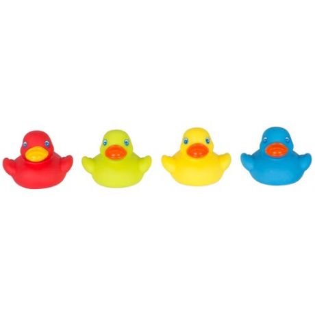 Набор для ванной Playgro Bright Baby Duckies GN желтый/красный/зеленый/синий