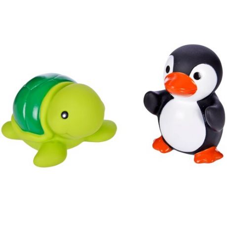 Черепашка и пингвин, игровой набор для купания Жирафики 681273