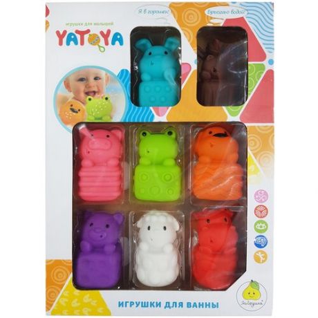 Набор для ванной ЯиГрушка Милые животные 12304 разноцветный