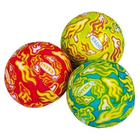 Мячики для игр в воде Intex "Водяные бомбы", 3 шт