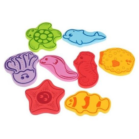 Игрушка для ванной Капитошка Морские животные (B1629013-R) разноцветный