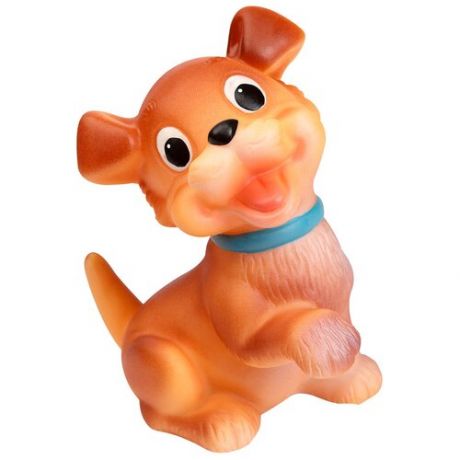 Игрушка для ванной ОГОНЁК Собака Бимка (С-491) коричневый