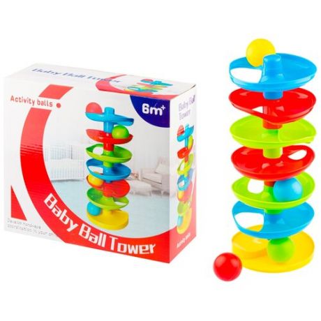 Игрушка развивающая "Горка" с шариками для малышей от 12-ти месяцев / Горка с шариками для мальчиков и девочек