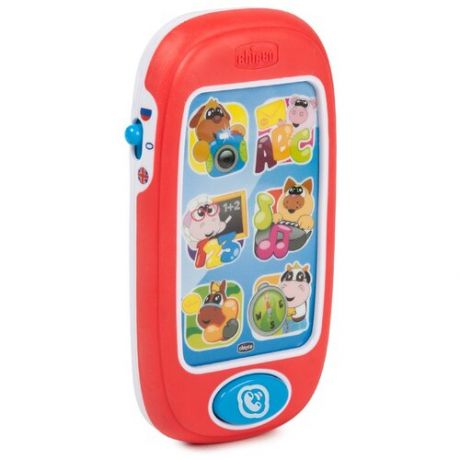 Интерактивная развивающая игрушка Chicco Говорящий смартфон ABC, красный