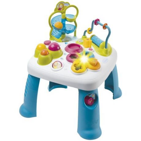 Интерактивная развивающая игрушка Smoby Игровой стол, Cotoons, 110426, синий/белый