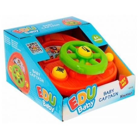 Интерактивная развивающая игрушка Keenway Маленький капитан, оранжевый/зеленый