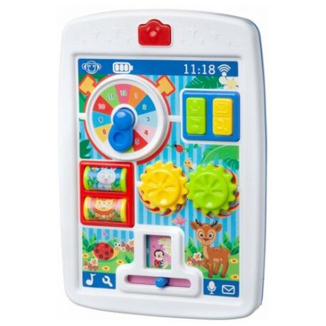 Игрушка для малышей. Развивающий центр "Музыкальный планшет "Потеша", со световыми и звуковыми эффектами