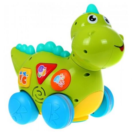 Интерактивная развивающая игрушка Play Smart Расти малыш. Динозаврик (7725/DT), зелeный