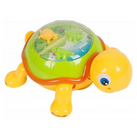 Развивающая игрушка Nan Di Toys Музыкальная черепаха, зеленый/желтый