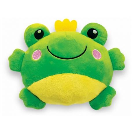 Интерактивная развивающая игрушка Азбукварик Люленьки Плюшики Лягушка, зеленый