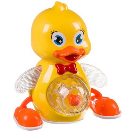 Интерактивная развивающая игрушка Xiong Yue Toys Танцующий утенок, желтый