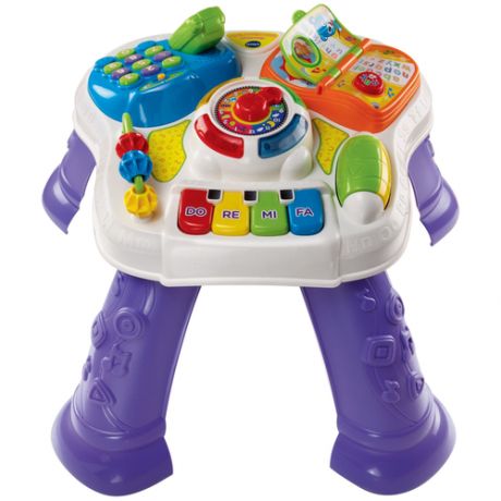 Интерактивная развивающая игрушка VTech Играй и учись (80-148026), белый/фиолетовый