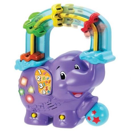 Интерактивная развивающая игрушка Keenway Веселый слоник, фиолетовый