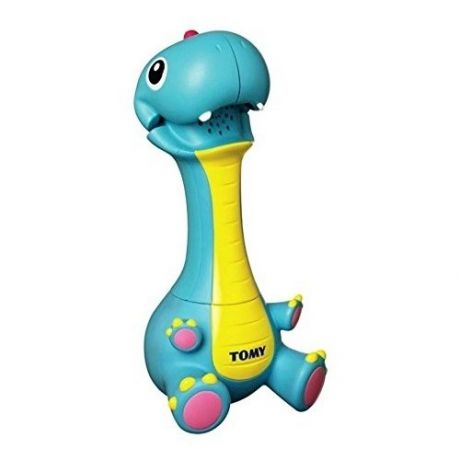 Интерактивная развивающая игрушка Tomy Stomp & Roar Dinosaur, голубой/желтый