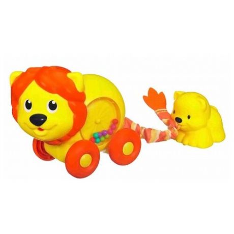 Интерактивная развивающая игрушка Playskool Зверушки-погремушки, желтый