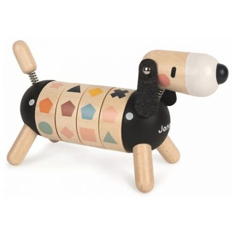 Развивающая игрушка «Собачка. Учу цвета и формы»; серия «Sweet Cocoon» J04421