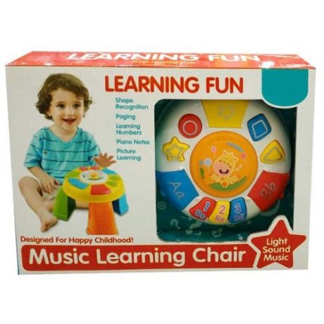 Детский развивающий игровой столик, музыкальная развивающая игрушка со световыми и звуковыми эффектами