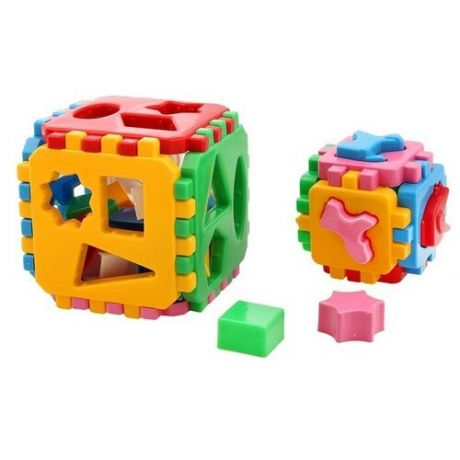 Развивающая игрушка-куб «Умный малыш 1+1», 36 элементов, микс