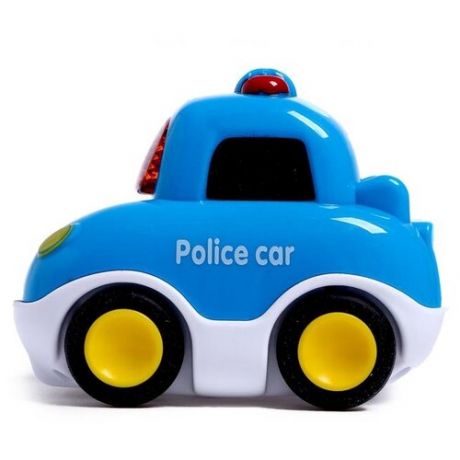 Музыкальная игрушка ZABIAKA "Полицейская машина" цвет синий, звук, свет