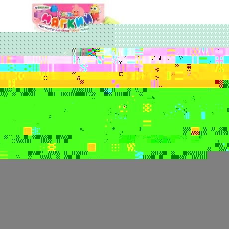 Развивающая игрушка Биплант Кубик логический малый + Мягкий конструктор для малышей Кнопик + Команда КВА №1, яркие цвета