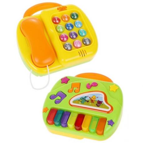 Музыкальная игрушка Жирафики Пианино и телефон 2 в 1
