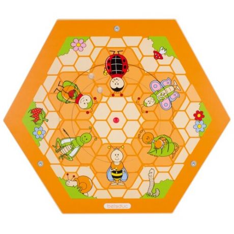 Развивающая игрушка Beleduc Пчелы. На поляне (23740), оранжевый/зеленый