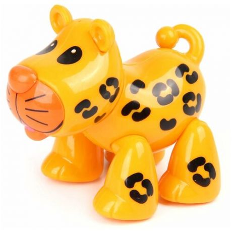 Развивающая игрушка Ути-Пути крутилка Леопард 82011, желтый