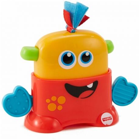Развивающая игрушка Fisher-Price Мини-монстрик Стюарт( FHF82), красный/оранжевый