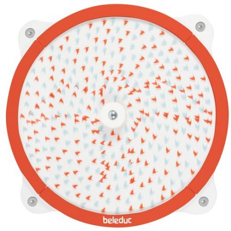 Развивающая игрушка Beleduc Иллюзорное колесо Воздух, белый/оранжевый