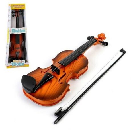Игрушка музыкальная "Скрипка. Маэстро", цвет коричневый