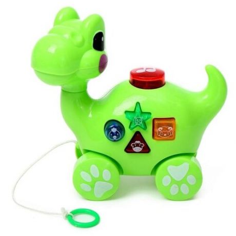ZABIAKA Музыкальная игрушка «Маленький динозаврик», звук, свет, цвета микс