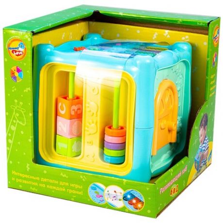 Развивающая игрушка Mommy Love Куб 0913-38, многоцветный
