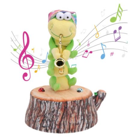 Интерактивная музыкальная игрушка Танцующая гусеница Саксофонист Развивающая игрушка