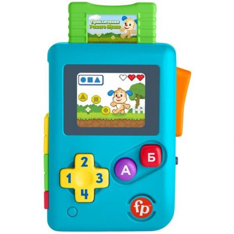 Интерактивная развивающая игрушка Fisher-Price Маленький геймер (HBC90), голубой