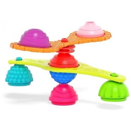 Развивающая игрушка lalaboom Комплект соединителей 10 предметов (BL680), разноцветный