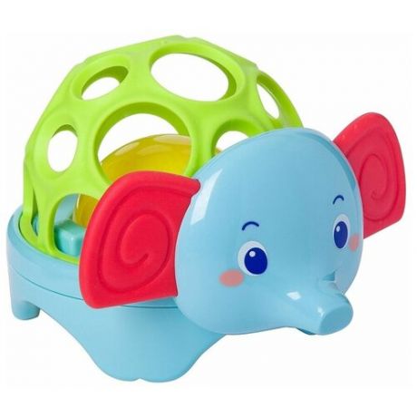 Развивающая игрушка Zhorya Слоник (ZY623457), голубой/зеленый