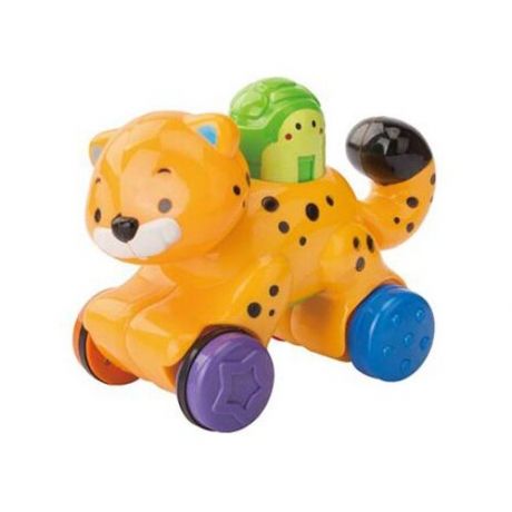 Каталка-игрушка Elefantino Веселое приключение IT106267 оранжевый