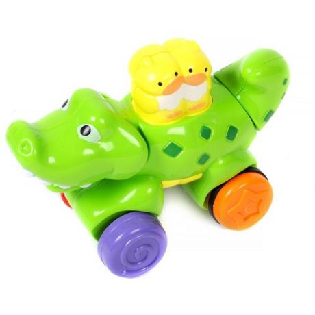 Каталка-игрушка Elefantino Крокодильчик IT106266 зеленый