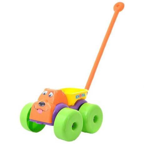 Каталка-игрушка Knopa Арчи (87019) зеленый/оранжевый