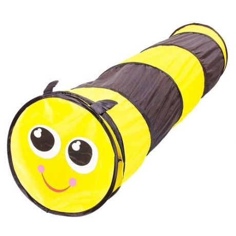 Детский туннель «Пчёлка», цвет черно-жёлтый