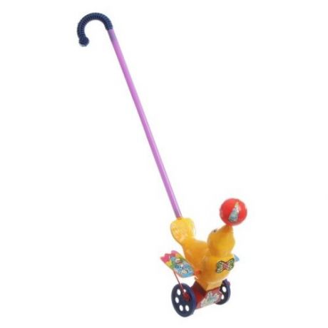 Каталка-игрушка Морж с мячом Желтый