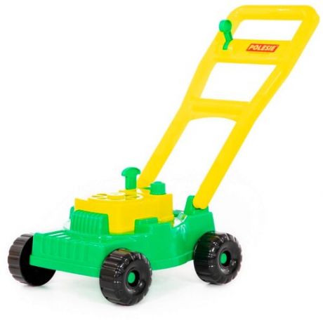 Каталка-игрушка Полесье Газонокосилка №5 (62628) желтый/зеленый