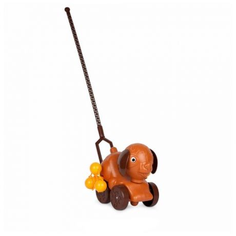 Каталка-игрушка Росигрушка Барбос (9276) коричневый
