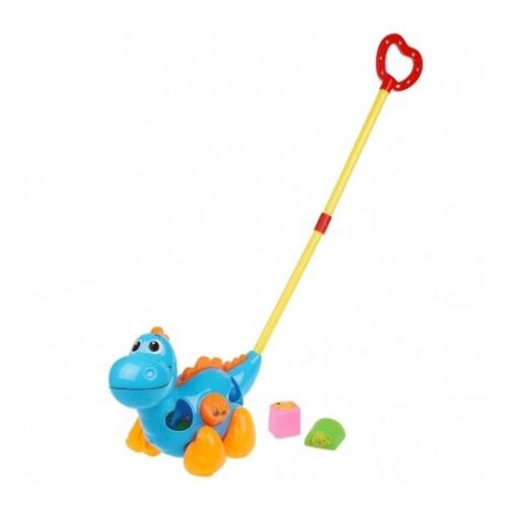 Каталка-игрушка Наша игрушка Динозаврик (613133) разноцветный