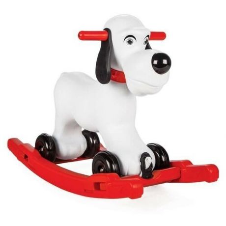Каталка-качалка Orion Toys Собачка на колесах (20-007) белый