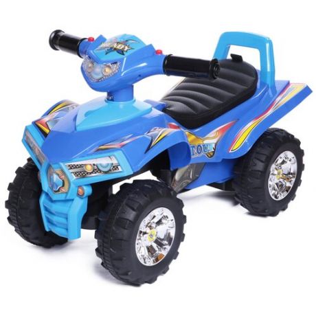 Каталка-толокар Babycare Super ATV с кожаным сиденьем (551) синий/светло-синий